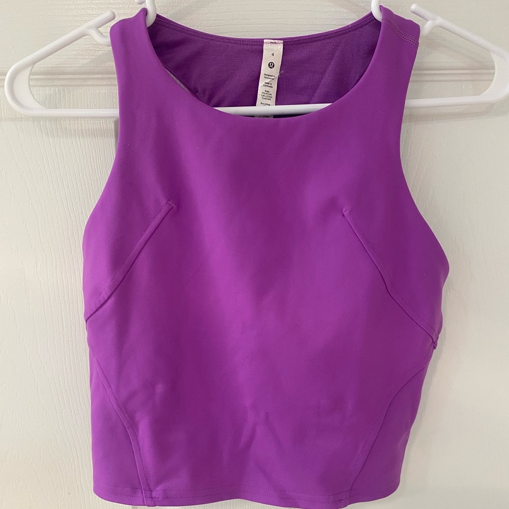 Lululemon Invigorate Training Tank Top Moonlit Magenta Size 4